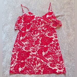 Silk Floral Cami Top Intermix Lightweight Fairy Core Small Valentines Day Date